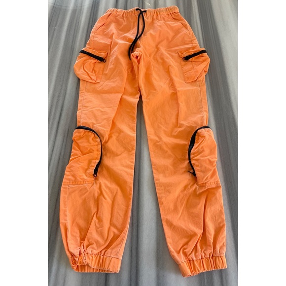 Collusion Shell Cargo Pants/Joggers Orange 2XS - Picture 1 of 6